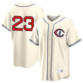Odoa C.Cubs #23 Ryne Sandberg Player Cream Field of Dreams Home Game Stitched Jerseys