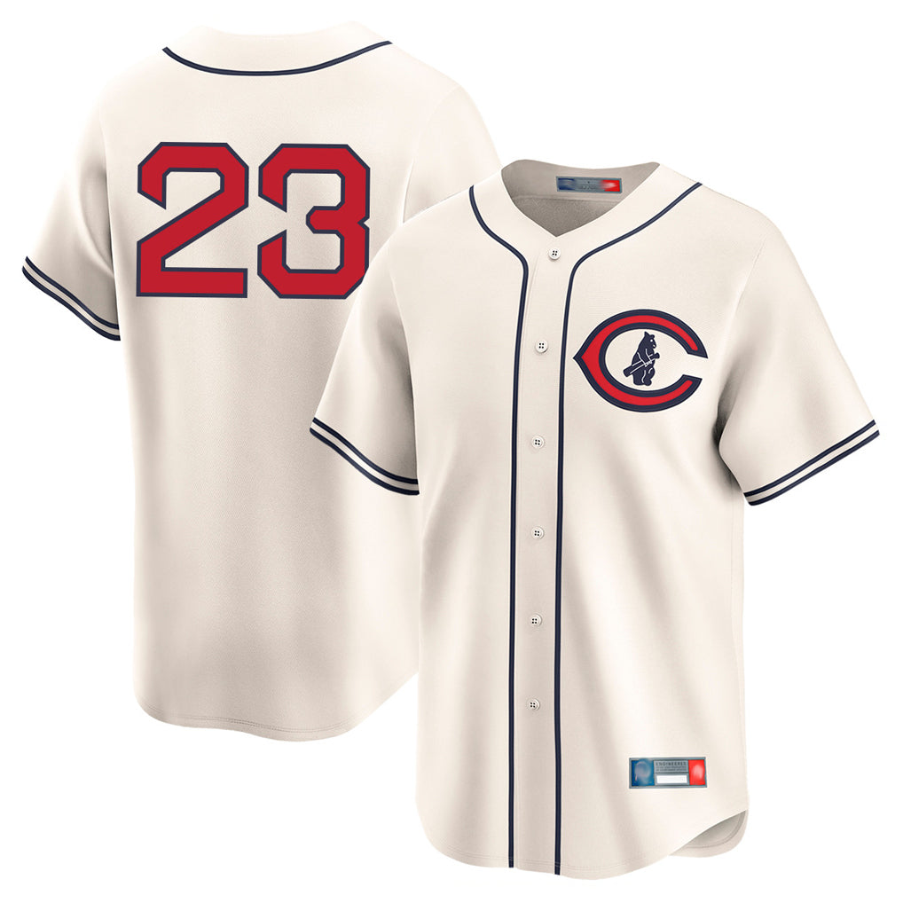 Odoa C.Cubs #23 Ryne Sandberg Player Cream Field of Dreams Limited Home Game Stitched Jerseys