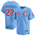Odoa C.Cubs #23 Ryne Sandberg Player Light Blue Limited Home Stitched Jerseys