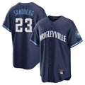 Odoa C.Cubs #23 Ryne Sandberg Player Navy City Connect Home Game Stitched Jerseys