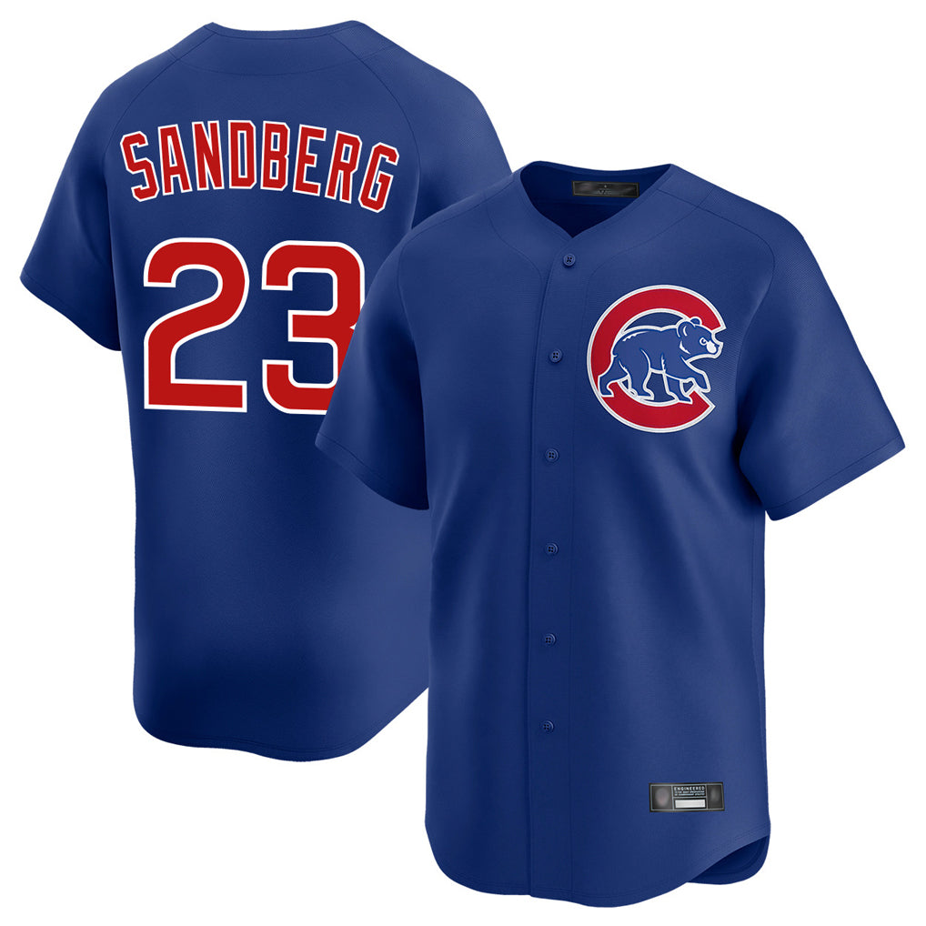 Odoa C.Cubs #23 Ryne Sandberg Player Royal Limited Home Stitched Jerseys