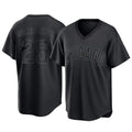 Odoa C.Cubs #25 Mois¡§|s Ballesteros Player Black T-shirt Home Game Stitched Jerseys