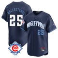 Odoa C.Cubs #25 Mois¡§|s Ballesteros Player Navy City Connect 150th Anniversary Limited Home Stitched Jerseys