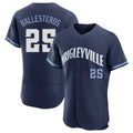 Odoa C.Cubs #25 Mois¡§|s Ballesteros Player Navy City Connect Limited Elite Home Stitched Jerseys