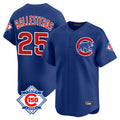 Odoa C.Cubs #25 Mois¡§|s Ballesteros Player Royal 150th Anniversary Limited Home Stitched Jerseys