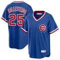 Odoa C.Cubs #25 Mois¡§|s Ballesteros Player Royal T-shirt Cooperstown Collection Limited Stitched Jerseys