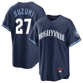 Odoa C.Cubs #27 Seiya Suzuki Player Navy City Connect Home Game Stitched Jerseys