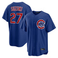 Odoa C.Cubs #27 Seiya Suzuki Player Royal Home Game Stitched Jerseys