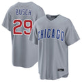 Odoa C.Cubs #29 Michael Busch Player Gray Home Game Stitched Jerseys