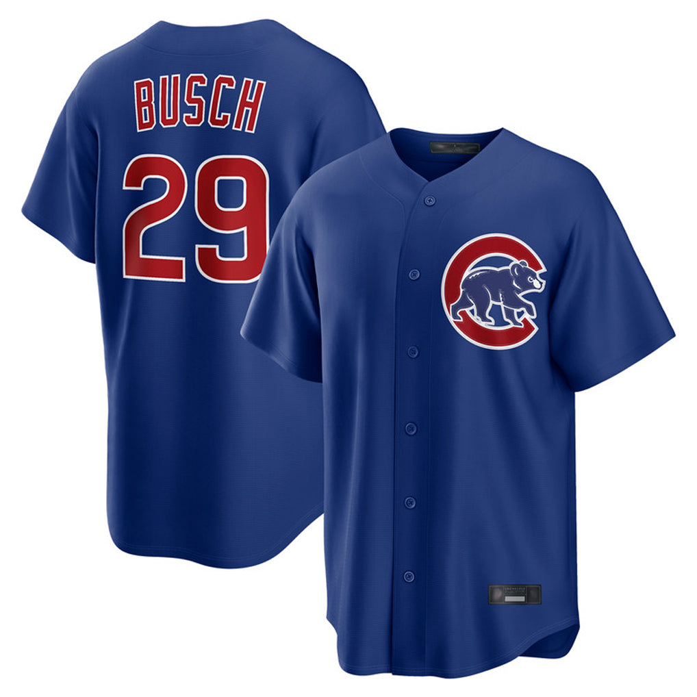 Odoa C.Cubs #29 Michael Busch Player Royal Home Game Stitched Jerseys