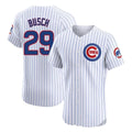 Odoa C.Cubs #29 Michael Busch Player White Limited Elite Home Game Stitched Jerseys