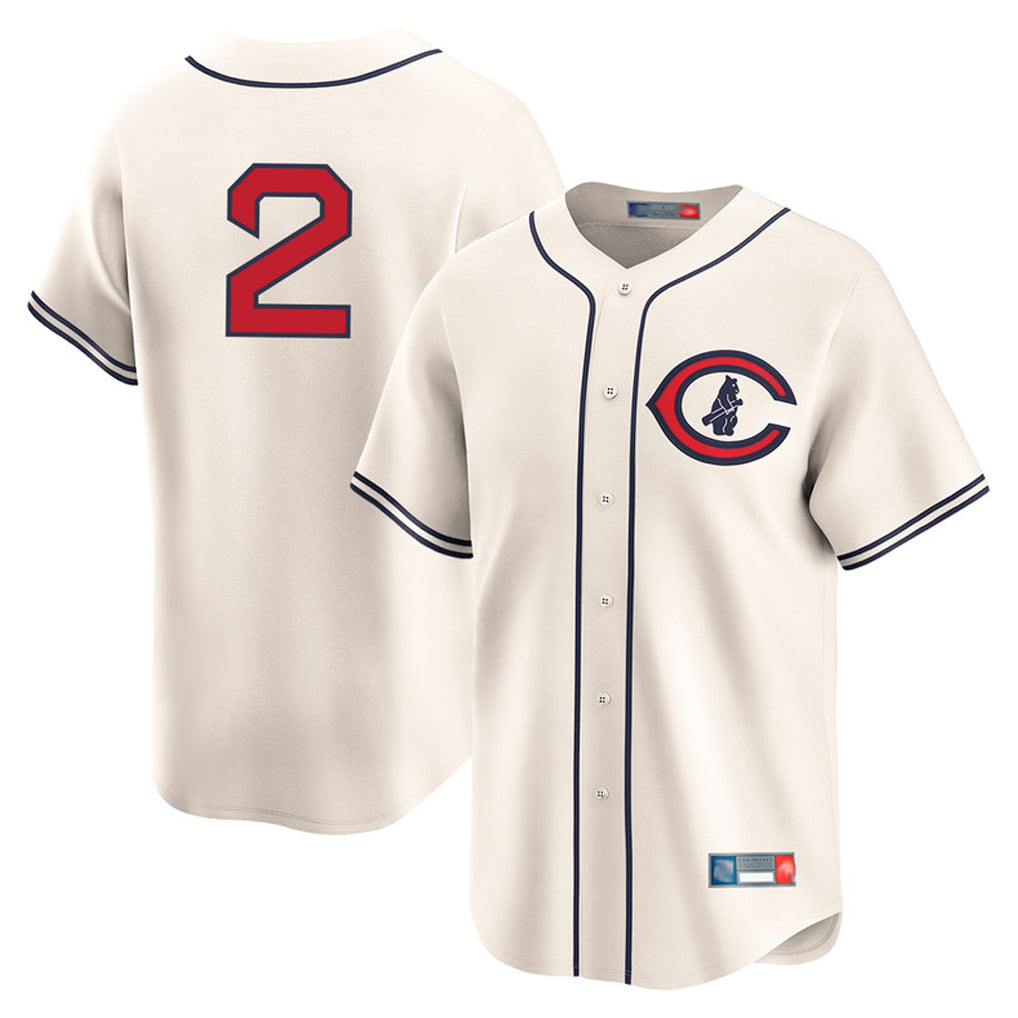Odoa C.Cubs #2 Nico Hoerner Player Cream Field of Dreams Limited Home Game Stitched Jerseys