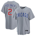 Odoa C.Cubs #2 Nico Hoerner Player Gray Home Game Stitched Jerseys