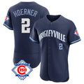 Odoa C.Cubs #2 Nico Hoerner Player Navy City Connect 150th Anniversary Limited Elite Home Stitched Jerseys