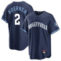 Odoa C.Cubs #2 Nico Hoerner Player Navy City Connect Home Game Stitched Jerseys
