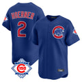 Odoa C.Cubs #2 Nico Hoerner Player Royal 150th Anniversary Limited Home Stitched Jerseys