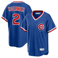 Odoa C.Cubs #2 Nico Hoerner Player Royal T-shirt Cooperstown Collection Limited Stitched Jerseys