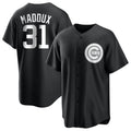 Odoa C.Cubs #31 Greg Maddux Player Black Game Stitched Jerseys