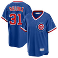 Odoa C.Cubs #31 Greg Maddux Player Royal T-shirt Cooperstown Collection Limited Stitched Jerseys