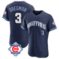 Odoa C.Cubs #3 Alex Bregman Navy City Connect 150th Anniversary Limited Elite Home Stitched Jerseys
