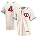 Odoa C.Cubs #4 Pete Crow-Armstrong Player Cream Field of Dreams Limited Home Game Stitched Jerseys