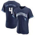 Odoa C.Cubs #4 Pete Crow-Armstrong Player Navy City Connect Limited Elite Home Stitched Jerseys