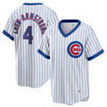 Odoa C.Cubs #4 Pete Crow-Armstrong Player White T-shirt Cooperstown Collection Limited Stitched Jerseys
