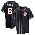 Odoa C.Cubs #6 Matt Shaw Player Black Fashion Out Game Stitched Jerseys