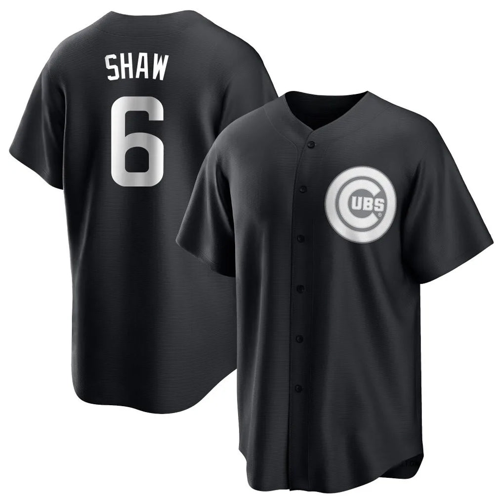 Odoa C.Cubs #6 Matt Shaw Player Black Game Stitched Jerseys