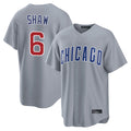 Odoa C.Cubs #6 Matt Shaw Player Gray Home Game Stitched Jerseys