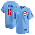 Odoa C.Cubs #6 Matt Shaw Player Light Blue Limited Home Stitched Jerseys