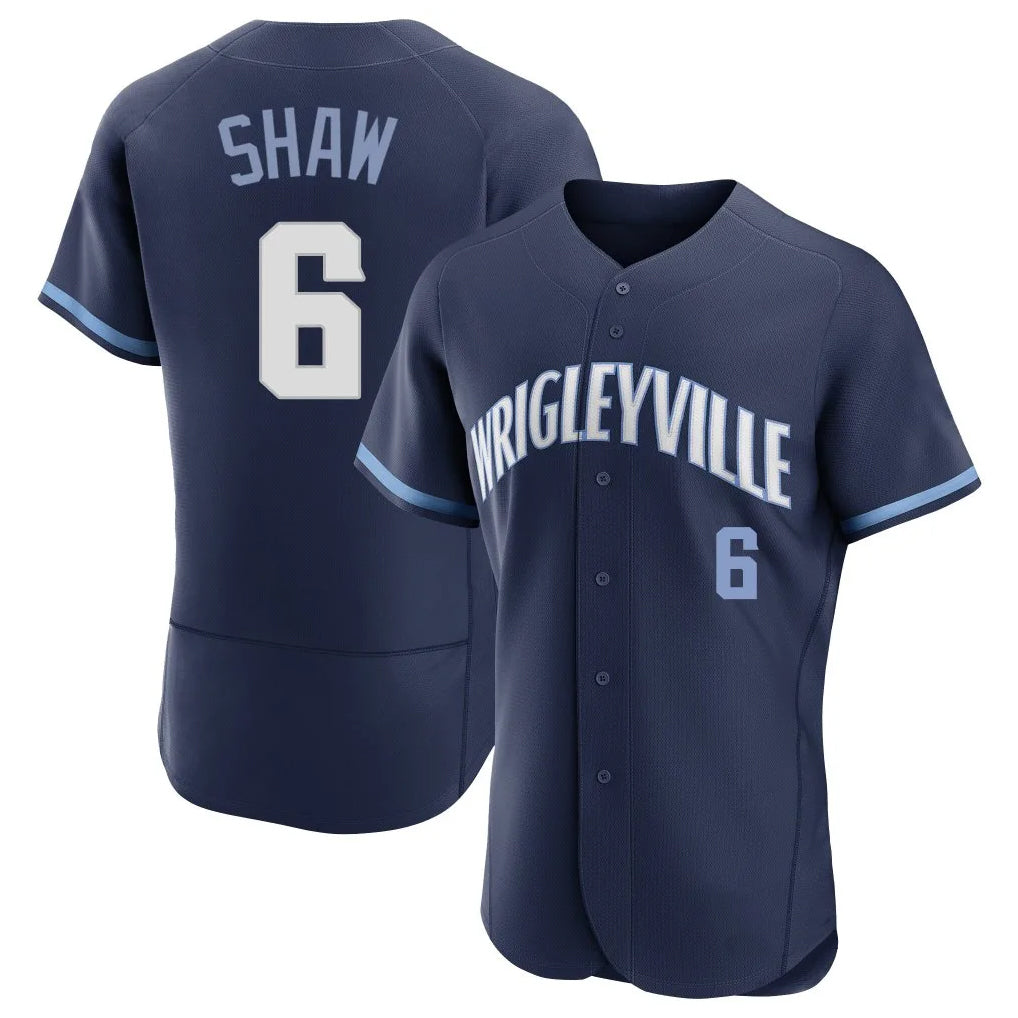 Odoa C.Cubs #6 Matt Shaw Player Navy City Connect Limited Elite Home Stitched Jerseys