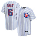 Odoa C.Cubs #6 Matt Shaw Player White Game Home Stitched Jerseys