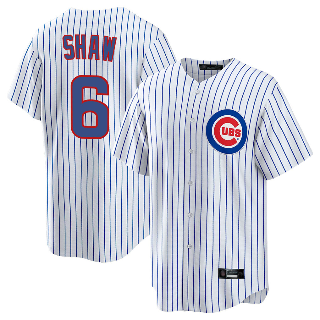 Odoa C.Cubs #6 Matt Shaw Player White Game Home Stitched Jerseys