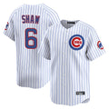 Odoa C.Cubs #6 Matt Shaw Player White Limited Home Game Stitched Jerseys