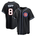 Odoa C.Cubs #8 Ian Happ Player Black Fashion Out Game Stitched Jerseys