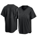 Odoa C.Cubs #8 Ian Happ Player Black T-shirt Home Game Stitched Jerseys