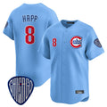 Odoa C.Cubs #8 Ian Happ Player Blue Vapor Premier Limited Home Stitched Jerseys
