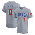 Odoa C.Cubs #8 Ian Happ Player Gray Road Limited Elite Home Stitched Jerseys