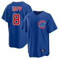 Odoa C.Cubs #8 Ian Happ Player Royal Home Game Stitched Jerseys