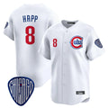 Odoa C.Cubs #8 Ian Happ Player White Vapor Premier Limited Home Stitched Jerseys