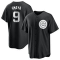 Odoa C.Cubs #9 Miguel Amaya Player Black Game Stitched Jerseys