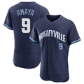 Odoa C.Cubs #9 Miguel Amaya Player Navy City Connect Limited Elite Home Stitched Jerseys