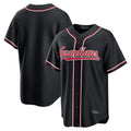 Odoa C.Guardians Black Fashion Out Home Game Blank Player Stitched Jerseys