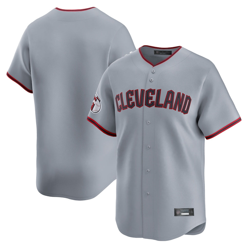 Odoa C.Guardians Gray Road Limited Home Game Blank Player Stitched Jerseys