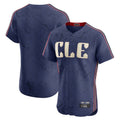 Odoa C.Guardians Navy City Connect Limited Elite Home Blank Player Stitched Jerseys