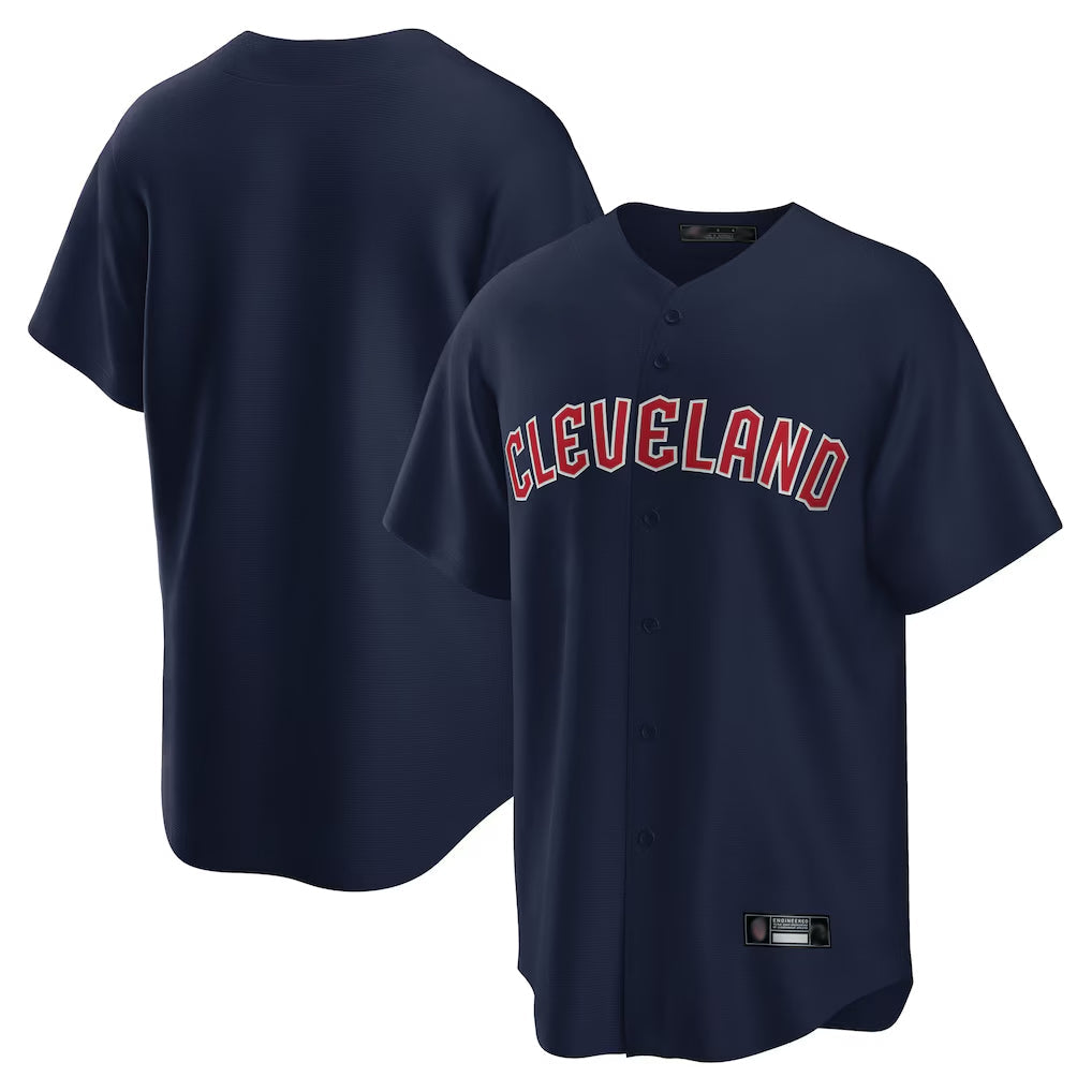 Odoa C.Guardians Navy Game Home Blank Player Stitched Jerseys