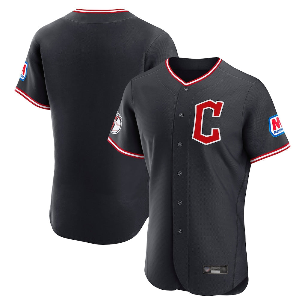 Odoa C.Guardians Navy Limited Elite Home Blank Player Stitched Jerseys