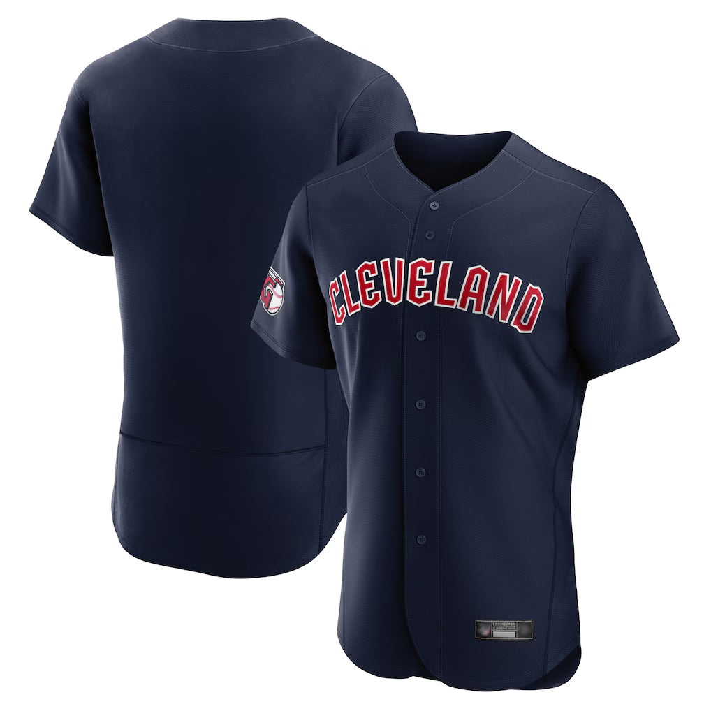 Odoa C.Guardians Navy Limited Elite Home Game Blank Player Stitched Jerseys