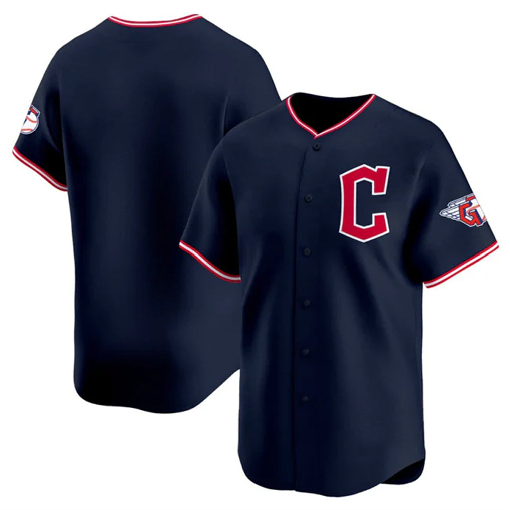Odoa C.Guardians Navy Limited Home Blank Player Stitched Jerseys